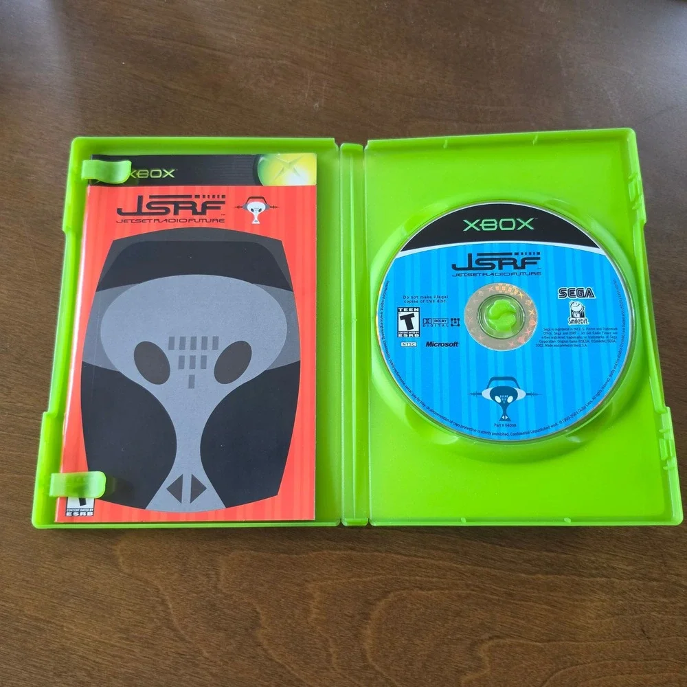 Jet Set Radio Future Original Xbox Game Green NTSC JSRF Complete